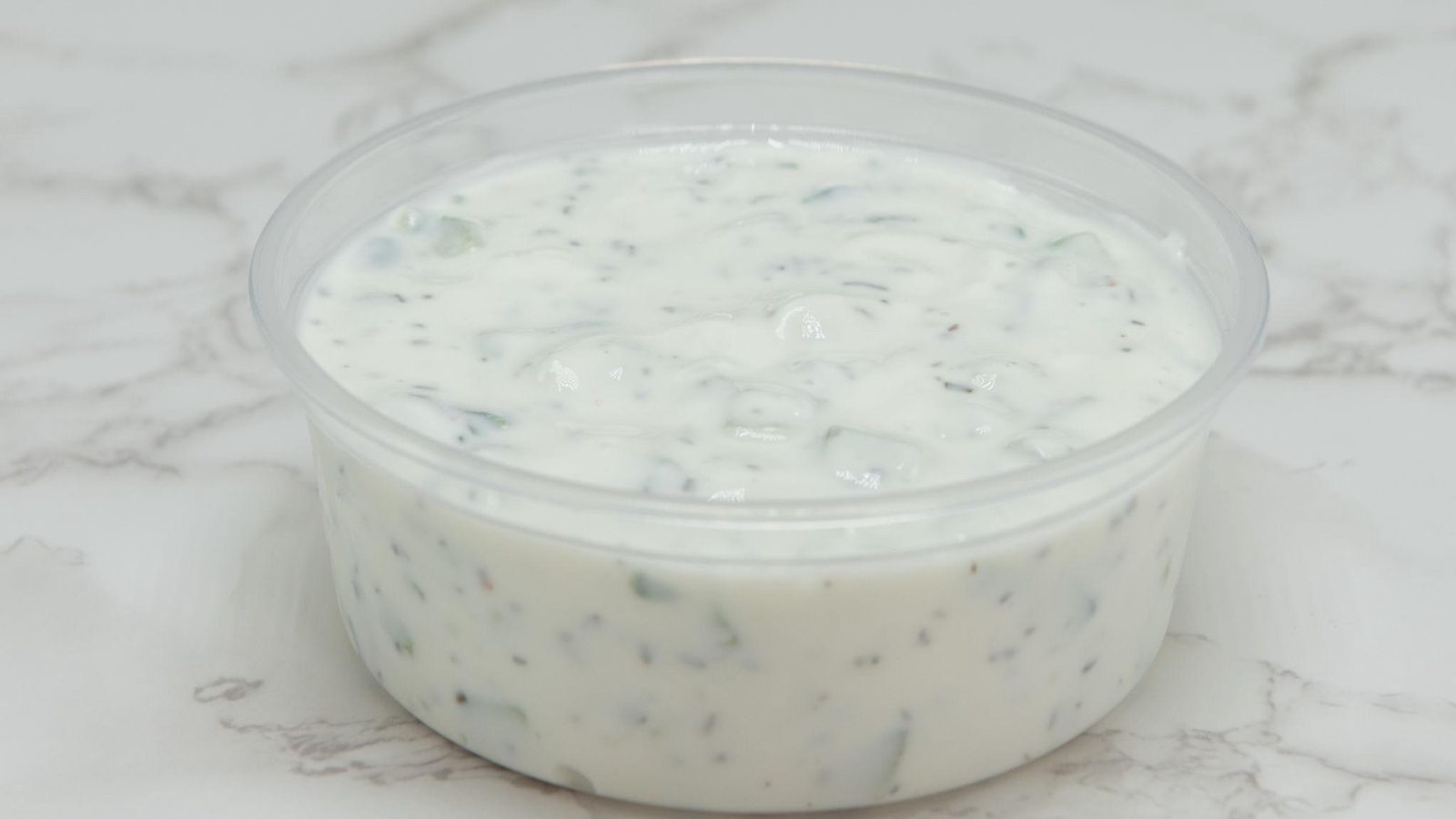 Tzatziki yogurt and cucumber dip